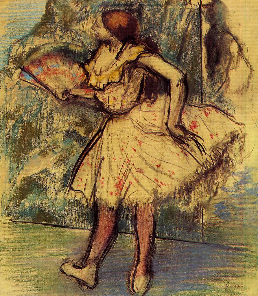 Dancer with a Fan 1890-1895